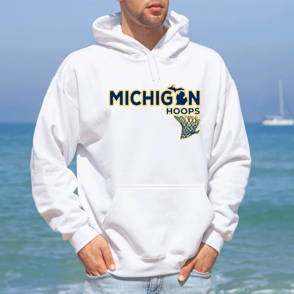 "Michigan Hoops" Men's Classic Hoodie